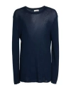 Laneus Man Sweater Midnight Blue Size 42 Bemberg