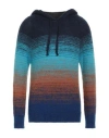 Laneus Man Sweater Midnight Blue Size 42 Polyacrylic, Mohair Wool, Polyamide