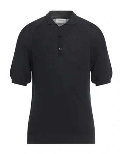 Laneus Man Sweater Navy Size 38 Cotton