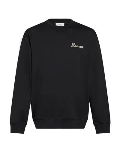 Laneus Man Sweatshirt Black Size M Cotton