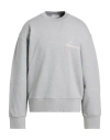 Laneus Man Sweatshirt Light Grey Size Xl Cotton In Gray