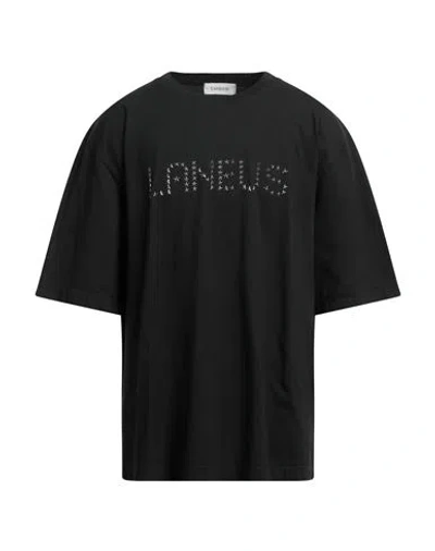 Laneus Man T-shirt Black Size Xxl Cotton