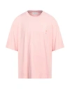 Laneus Pink Cotton T-shirt In Pink