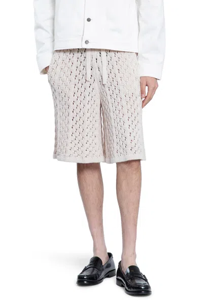 Laneus Man White Shorts & Skirts