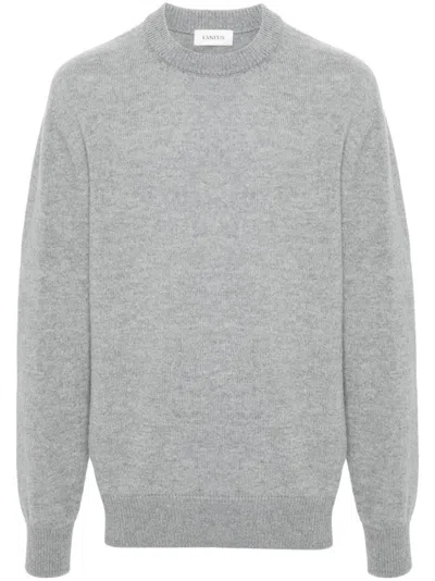 Laneus Mélange Sweater In Grey