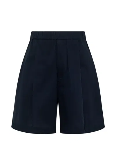 Laneus Melrose Elasticated Embroidered Shorts In Green