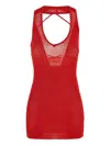 Laneus Mini Dress In Red