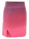 Laneus Ombre-effect Skirt In Pink