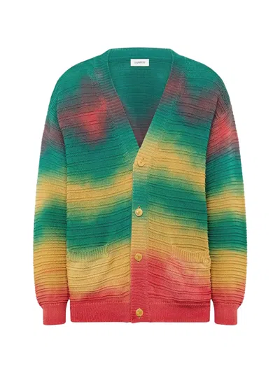 Laneus Over Fit Cardigan In Multi