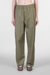Laneus Pants In Green Cotton
