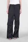Laneus Pants In Black Polyamide In Black