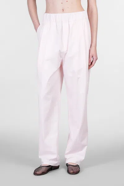Laneus Pants In Rose-pink Cotton