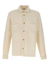 Laneus Patch-pocket Button-front Shirt In Neutral