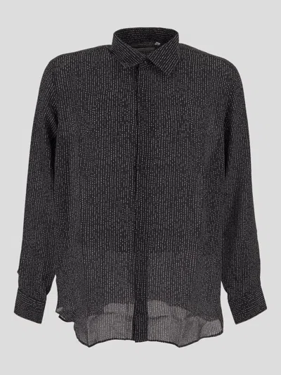 Laneus Shirt Man In Black