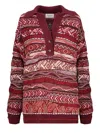 Laneus Patterned Polo Knitwear In Multi