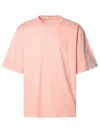 Laneus Pink Cotton T-shirt In Pink