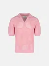 Laneus Pink Viscose Blend Sweater In Pink