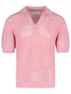 Laneus Short Sleeve Mesh Knit Sweater