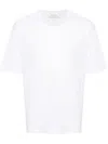 Laneus Plain Cotton T-shirt In White