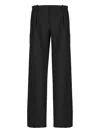 Laneus Pleated Trousers In Black