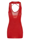 Laneus Mini Dress In Red