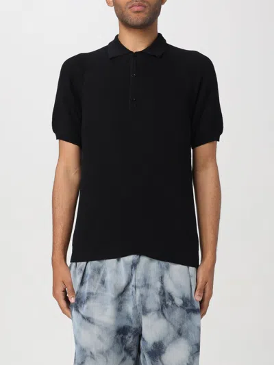 Laneus Polo Shirt  Men Color Black In Black