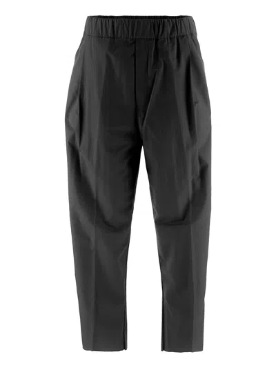 Laneus Popeline Pants In Black