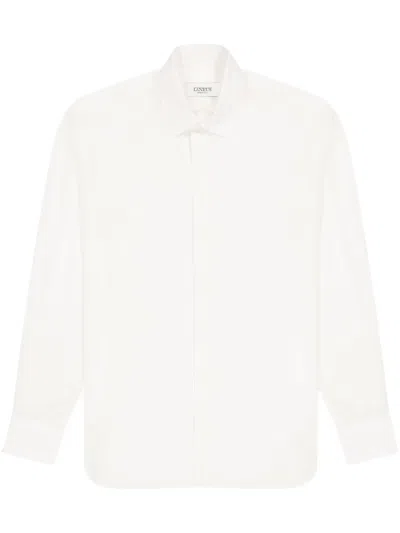 Laneus Poplin Shirt In Beige