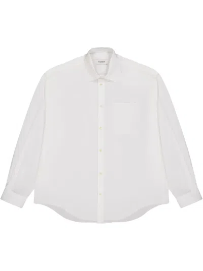 Laneus Poplin Shirt In White