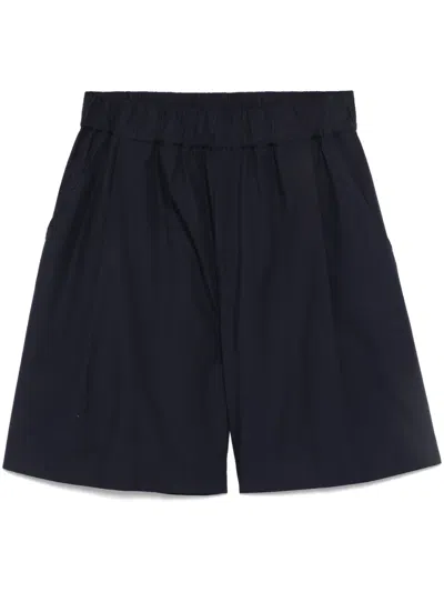 Laneus Poplin Shorts In Black