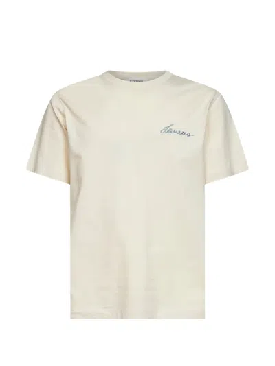 Laneus Printed T-shirt In Brown