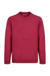 Laneus Red Cashmere Blend Sweater In Red