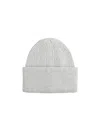 Laneus Ribbed Beanie In White