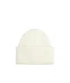 Laneus Ribbed Beanie In White