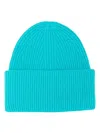 LANEUS RIBBED-KNIT CASHMERE BEANIE