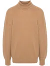 Laneus Roll-neck Jumper In Neutrals