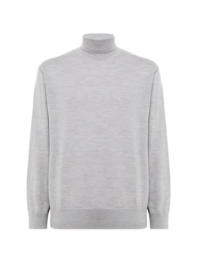 Laneus Roll-neck Sweater In Gray