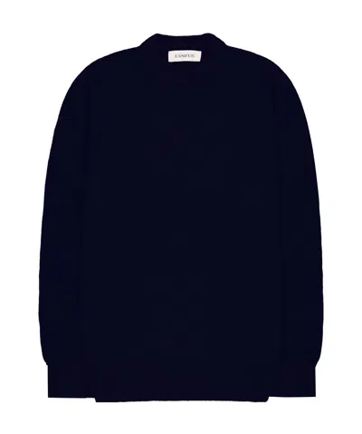 Laneus Round Neck Sweater In Black