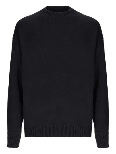 Laneus Round-neck Sweater In Black