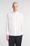Laneus Silk Shirt In White