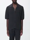 Laneus シャツ メンズ カラー ブラック In Black