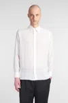 Laneus Silk Shirt In White
