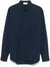 Laneus Tailored Long Sleeves Shirt In Blue
