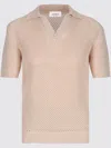 Laneus Short-sleeved Polo Shirt In Nude