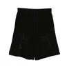 Laneus Pantaloncini A Maglia All'uncinetto Traforati In Black