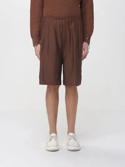 Laneus Shorts Men  In Brown