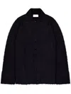 Laneus Spread-collar Shirt In 黑色