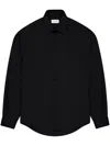 Laneus Spread-collar Shirt In Black