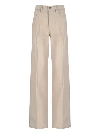 Laneus Straight-leg Jeans In Neutrals