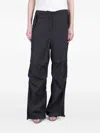 Laneus Pants In Black Polyamide In Black